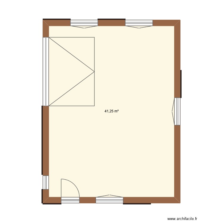 Garage. Plan de 0 pièce et 0 m2