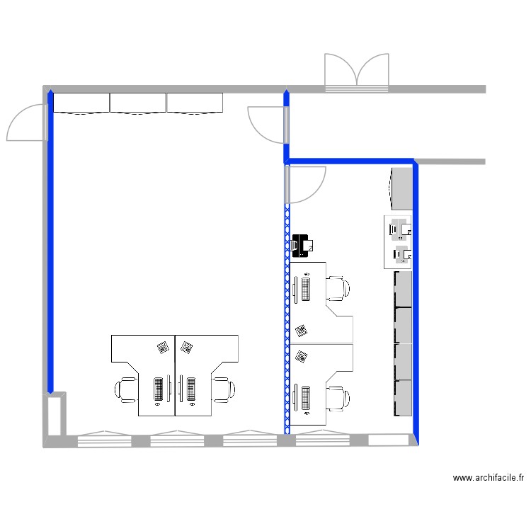 GBS 2. Plan de 1 pièce et 0 m2