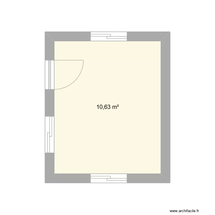 Mama Rosa1. Plan de 1 Pièce et 11 m² Mama Rosa1. Plan de 1 Pièce et 11 m²