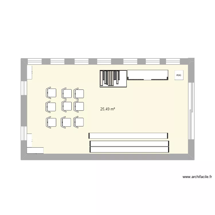 plant ouled moussa. Plan de 1  et 25 m²