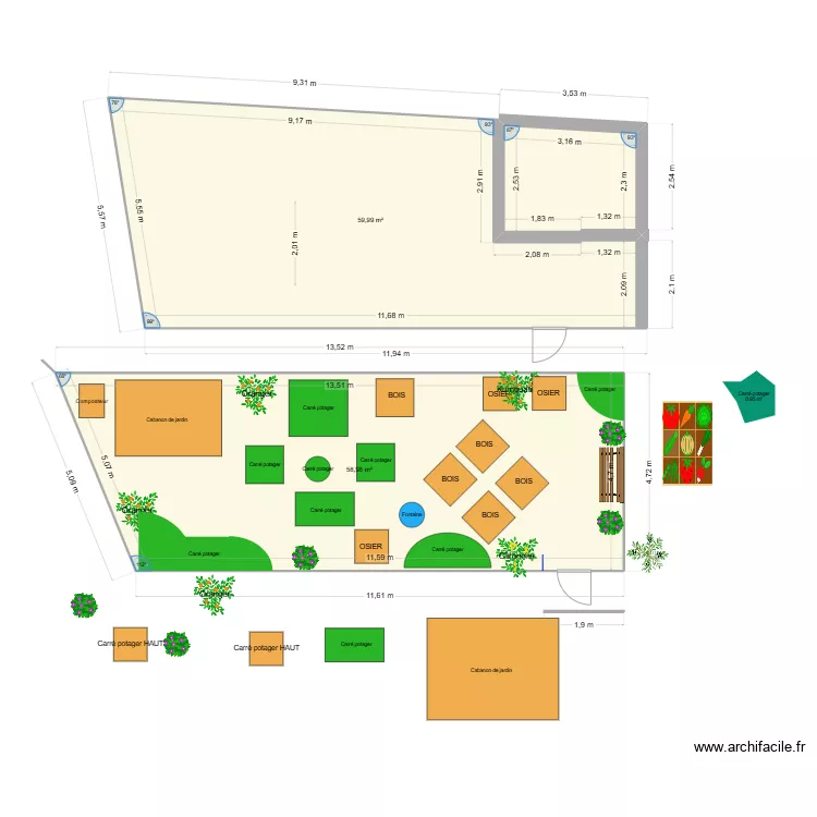 POTAGER 2025 Ter. Plan de 