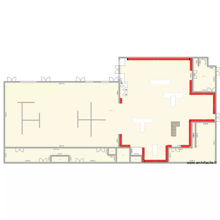 Plans magasin montagne and co. Plan de 8 Pièces et 1025 m² Plans magasin montagne and co. Plan de 8 Pièces et 1025 m²
