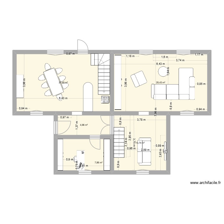 RdC Base Prop3. Plan de 0 pièce et 0 m2