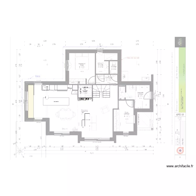Maison35. Plan de 2  et 105 m²