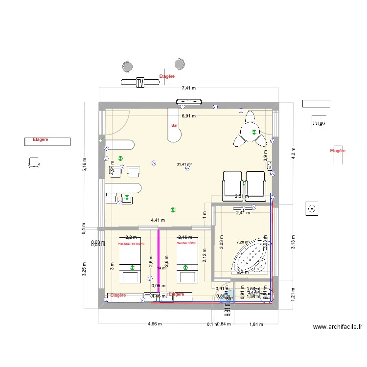 Ahava version TER 17/07/25. Plan de 4 pièces et 54 m2