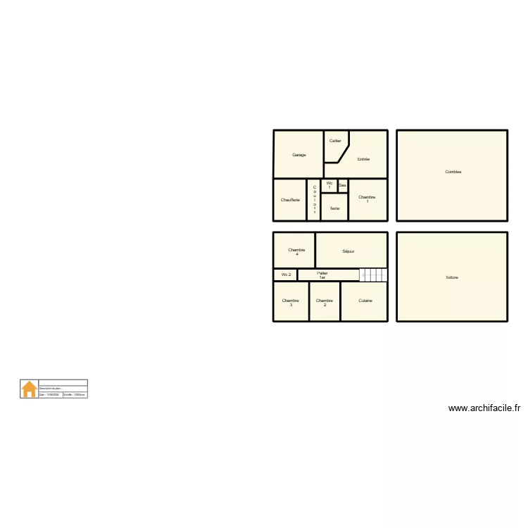 QUIMPER LEPAGE YVES THEPOT. Plan de 