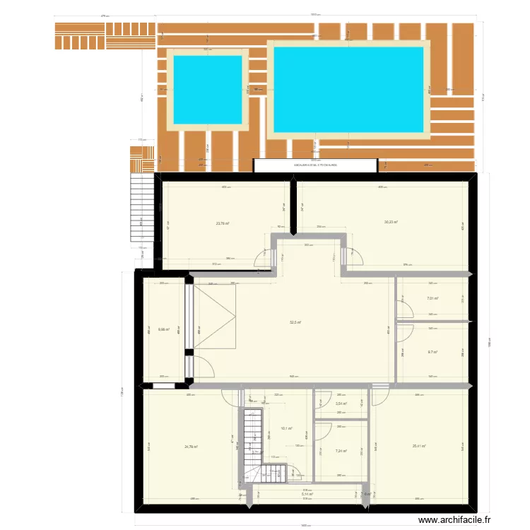 RAVE SOUS-SOL PISCINE MAGASIN. Plan de RAVE SOUS-SOL PISCINE MAGASIN. Plan de