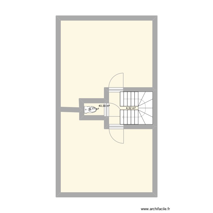 maisonnette 2eme &eacute;tage. Plan de 0 pièce et 0 m2