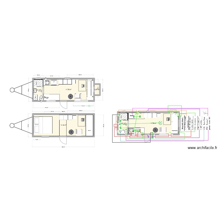 tiny house 1. Plan de 0 pièce et 0 m2