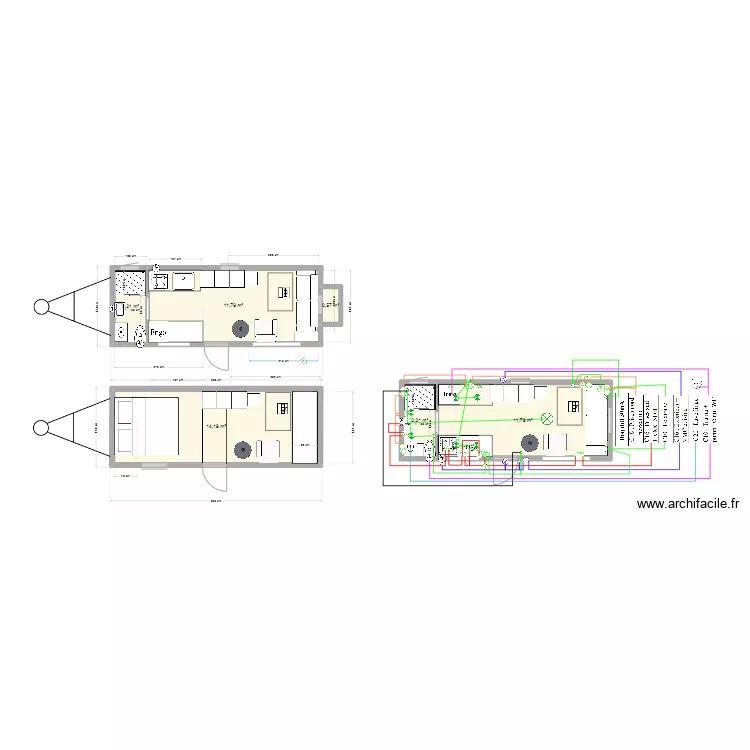tiny house 1. Plan de 