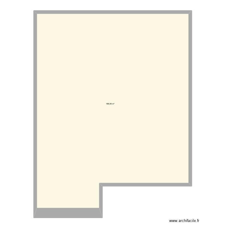 chabeuil_nord. Plan de 1 pièce et 189 m2