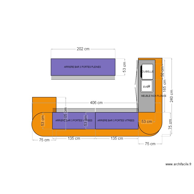 BAR HILTON. Plan de 0 pièce et 0 m2