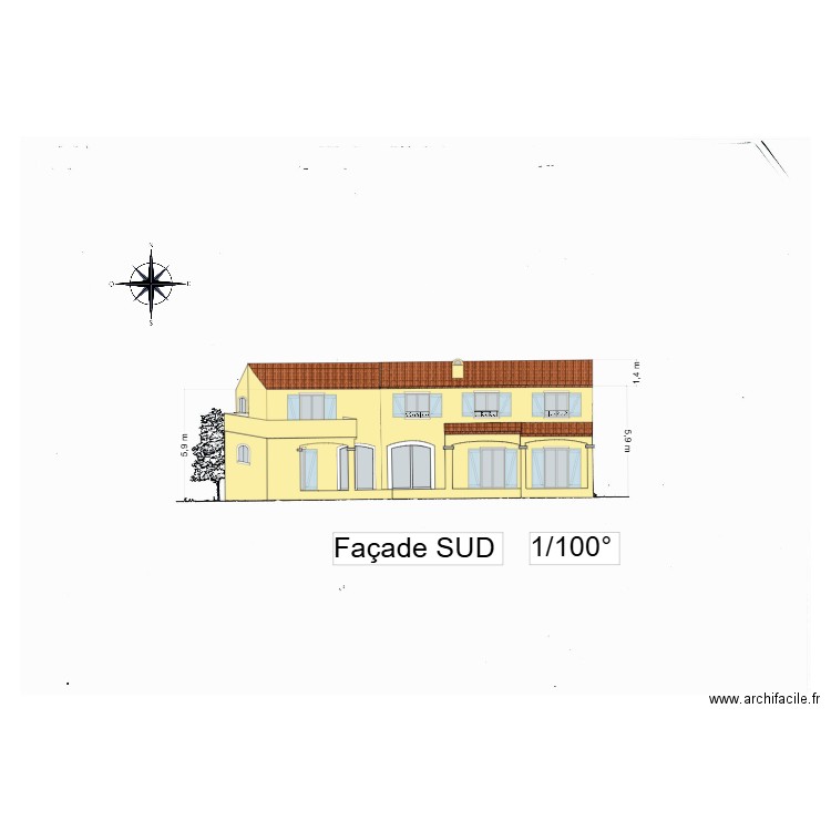 gorguette sud projet. Plan de 0 pièce et 0 m2