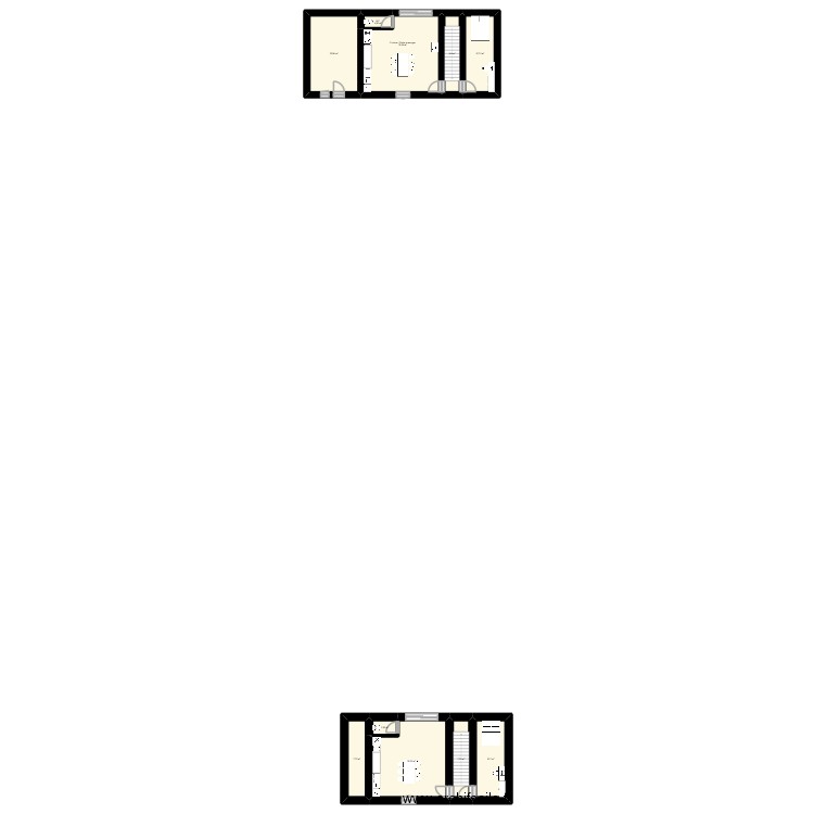 Maison Massieux. Plan de 10 pièces et 131 m2