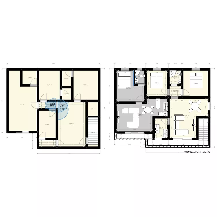 pascal house. Plan de 