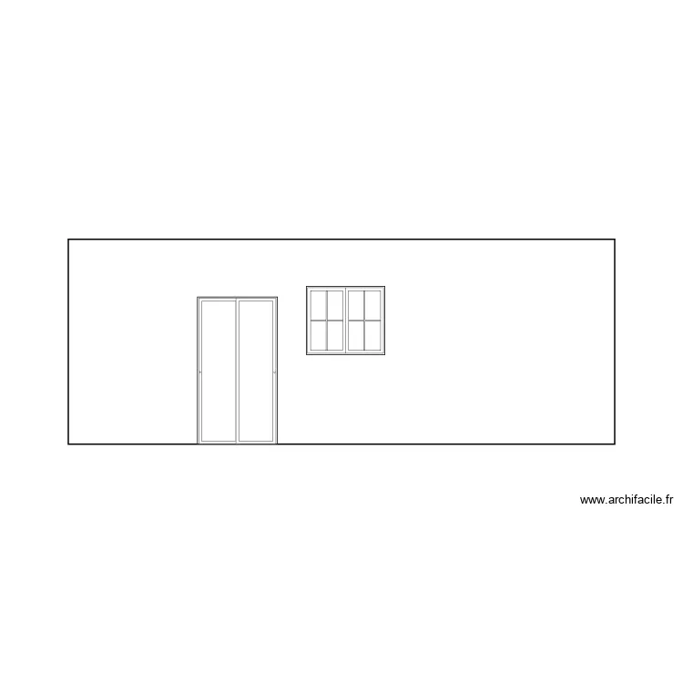 FACADE BINETOU. Plan de 