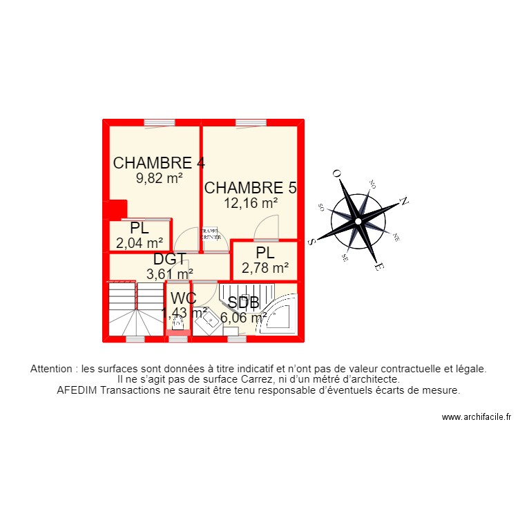 BI 17158 - . Plan de 66 pièces et 1042 m2