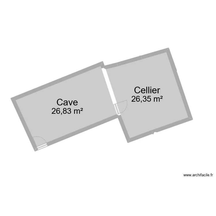 MAISON BASE CADASTRE. Plan de 