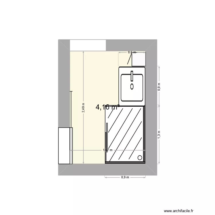 griveau. Plan de 1  et 4 m²