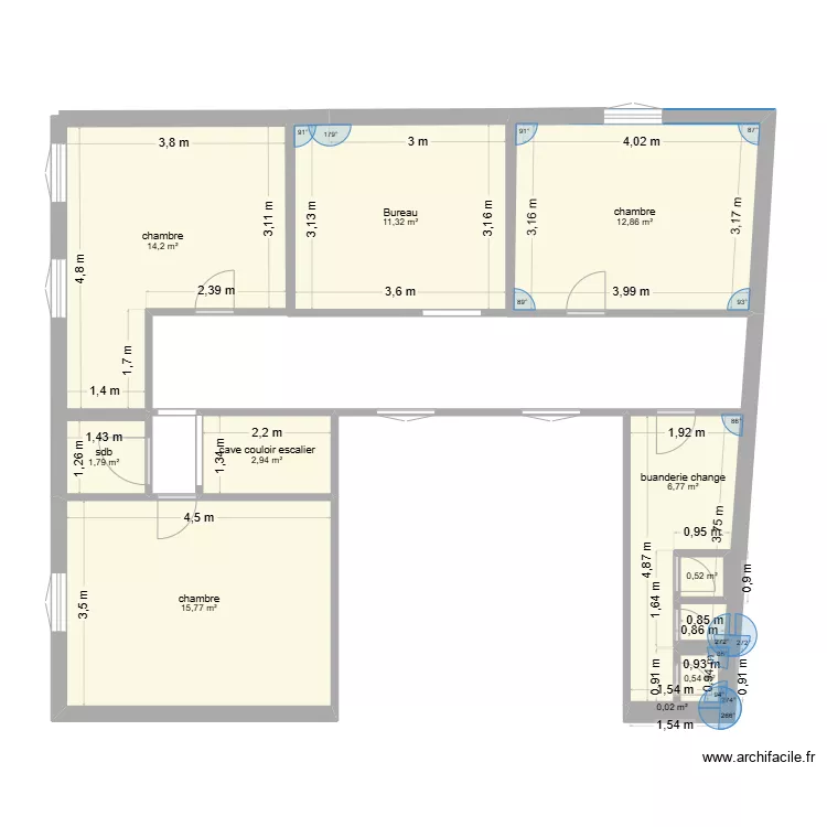 plan &eacute;tage MAM Mayet. Plan de 