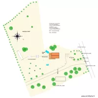 plan de masse pergola