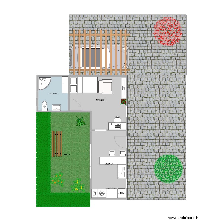 le logement pour étudiant . Plan de 0 pièce et 0 m2