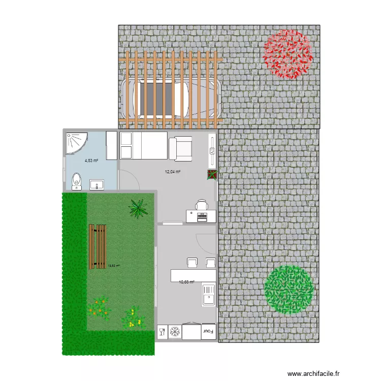 le logement pour &eacute;tudiant . Plan de 