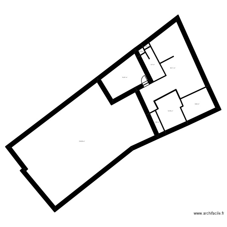 Gasser ps. Plan de 13 pièces et 624 m2