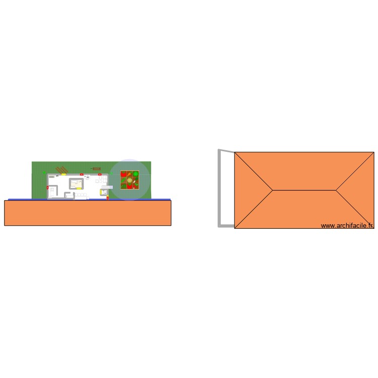 jardin cabane. Plan de 0 pièce et 0 m2