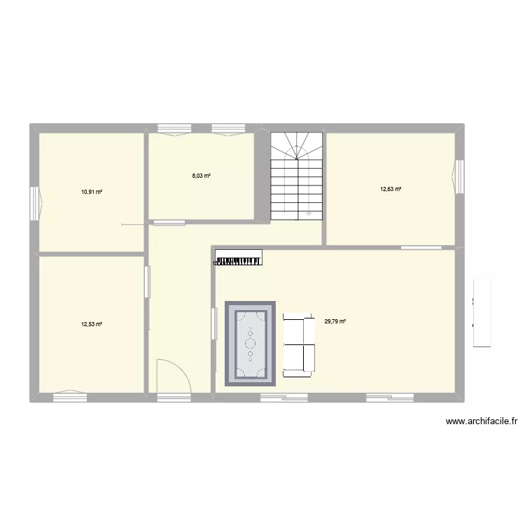 Thorign&eacute; 2. Plan de 