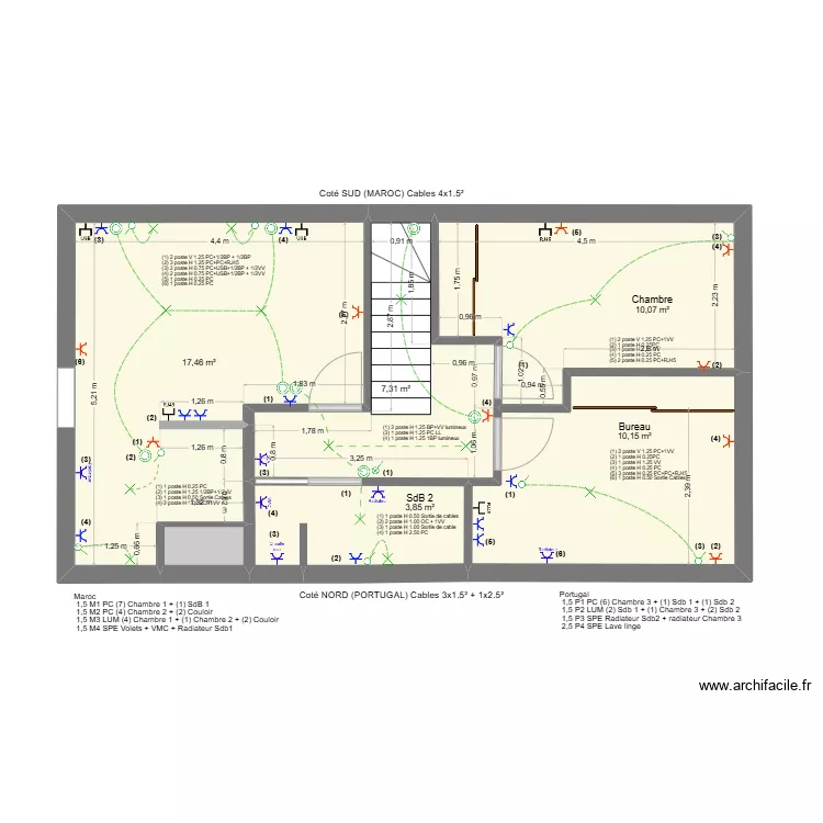 PAM etage elec Detail 2. Plan de 