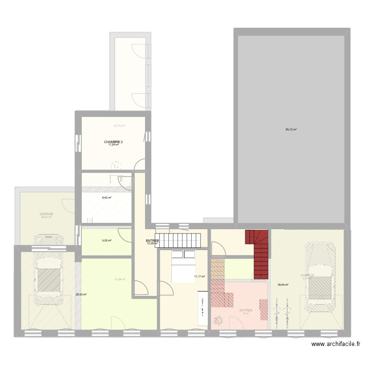 wangen tout v2. Plan de 23 pièces et 566 m2