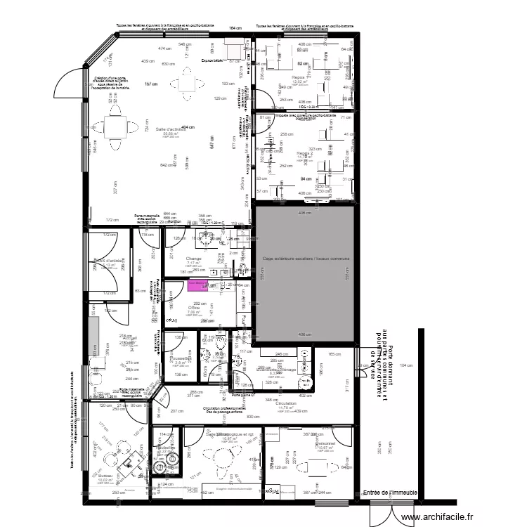 Les Ulis - Atlantique Urba 2. Plan de 