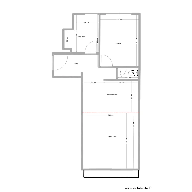 Boulogne vide. Plan de 