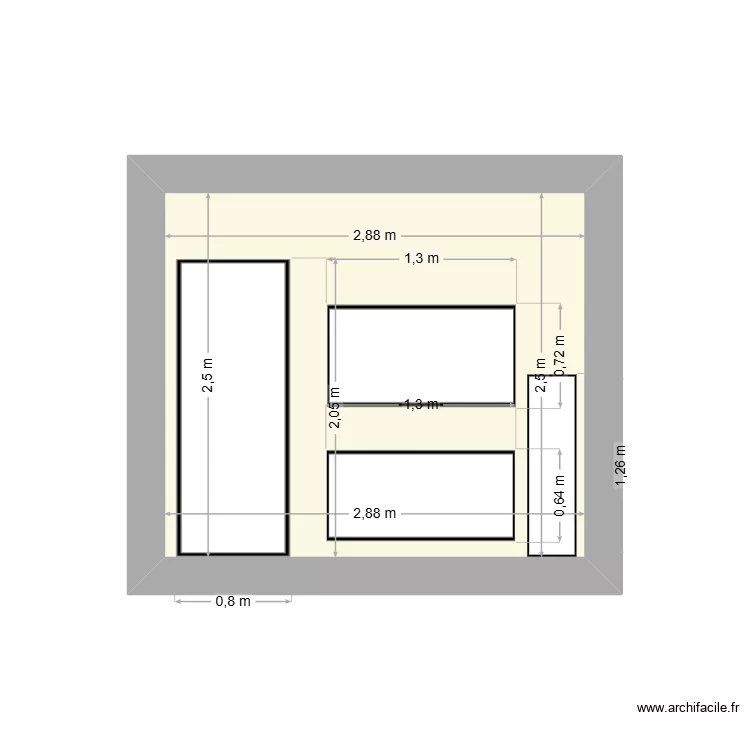 Mur Meuble Vasque. Plan de Mur Meuble Vasque. Plan de