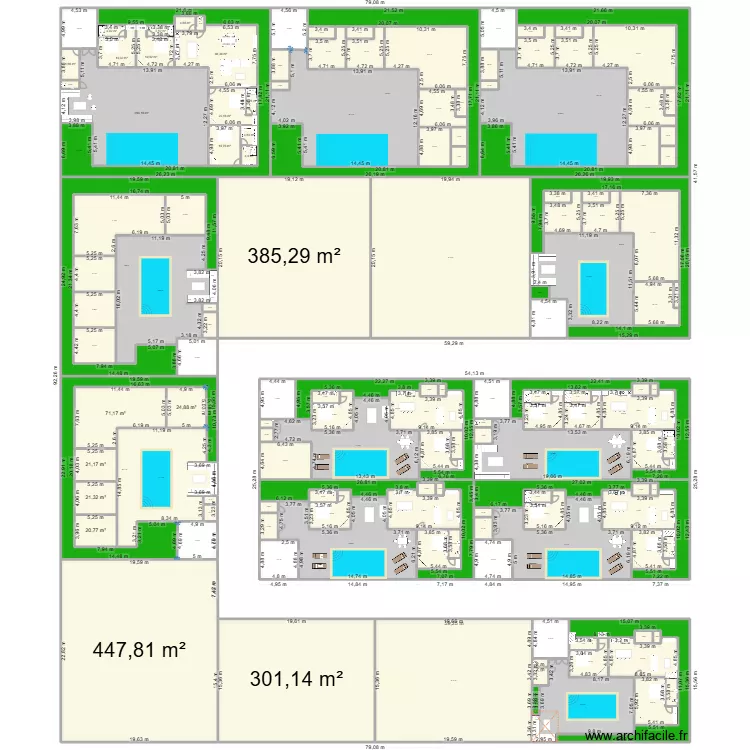 KRAMIAN 16. Plan de 146  et 6340 m²