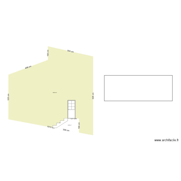 Facade Est . Plan de 0 pièce et 0 m2