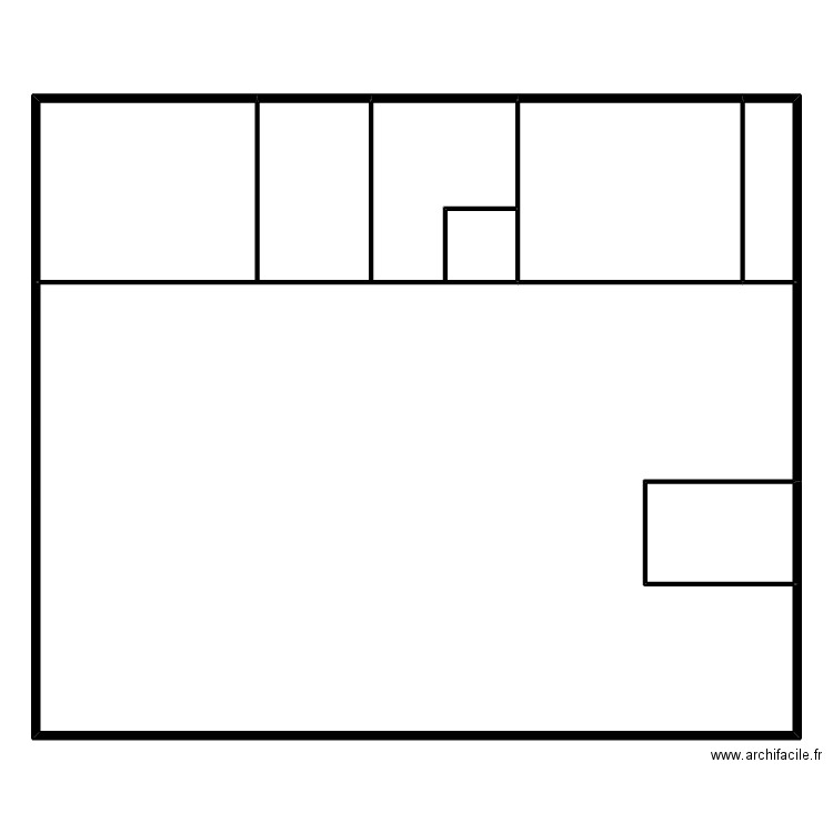 petit couronne. Plan de 5 pièces et 364 m2