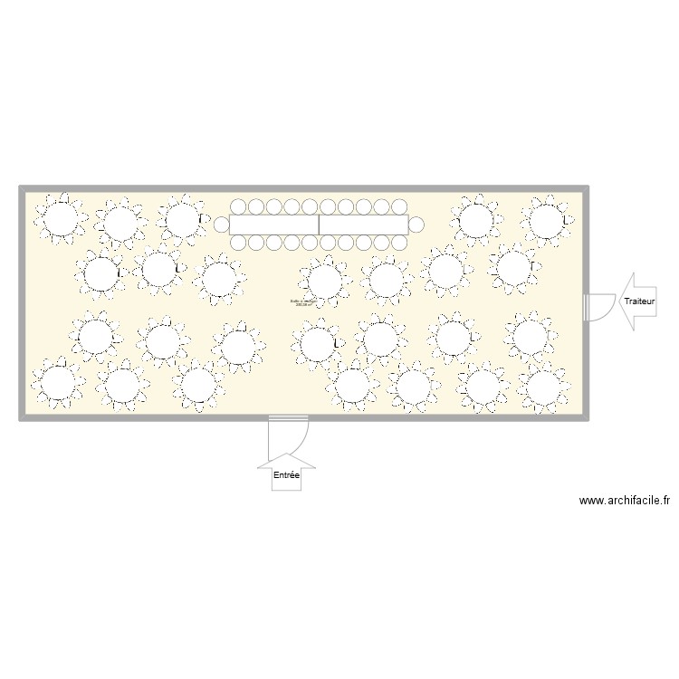 BF1406. Plan de 1 pièce et 250 m2