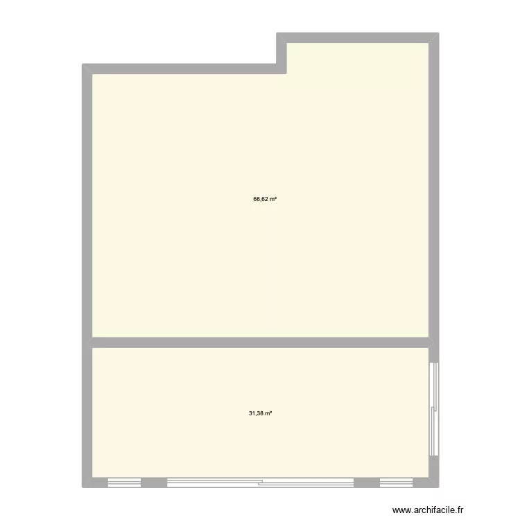 PDM2. Plan de 4  et 196 m²
