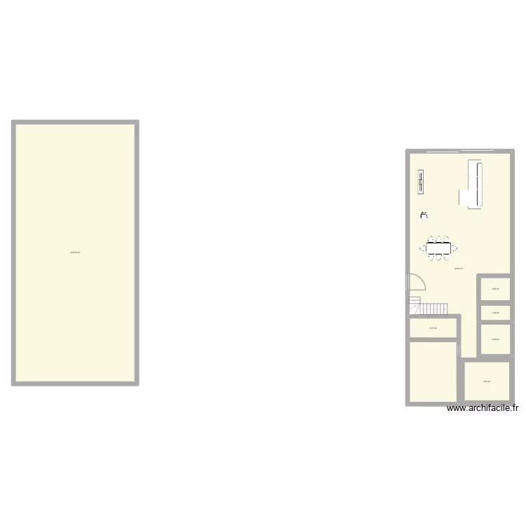 Essai. Plan de 7  et 315 m²