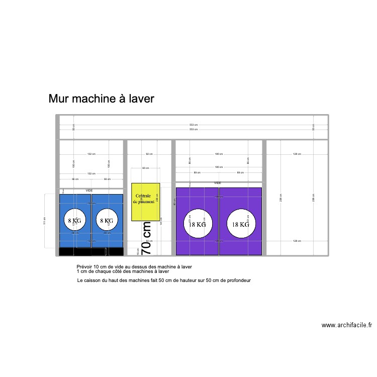 MAL SAUCATS. Plan de 7 pièces et 15 m2