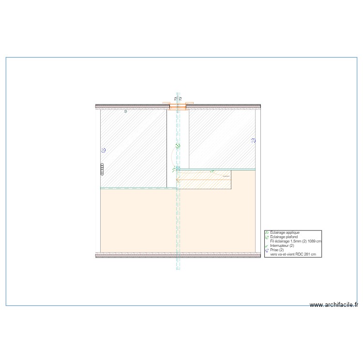 Jacquemin plan élec mezzanine annexe. Plan de 0 pièce et 0 m2