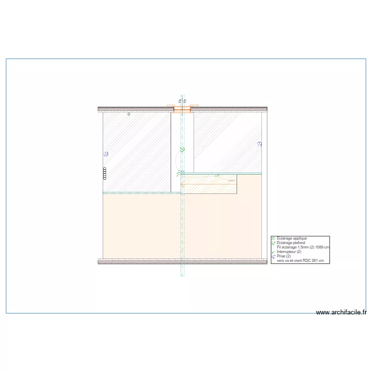 Jacquemin plan &eacute;lec mezzanine annexe. Plan de 