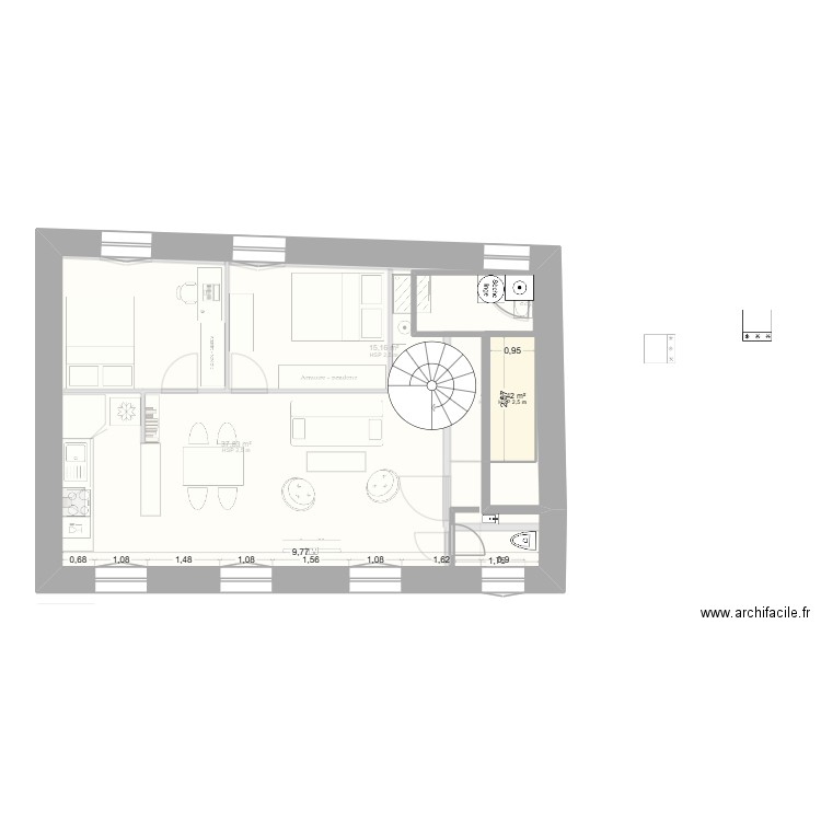 rade rdc. Plan de 10 pièces et 252 m2
