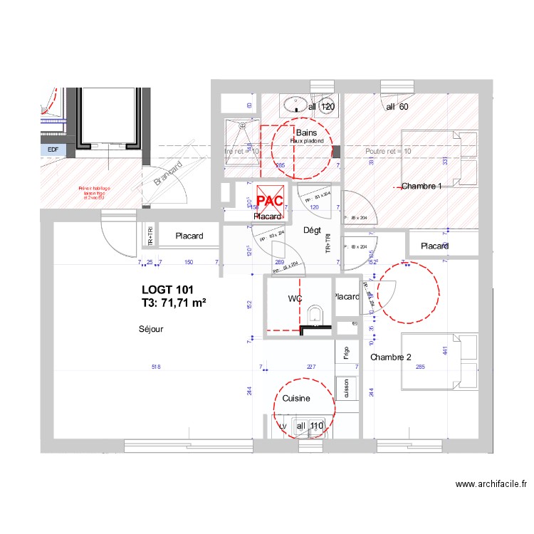 JD COMPLET. Plan de 0 pièce et 0 m2