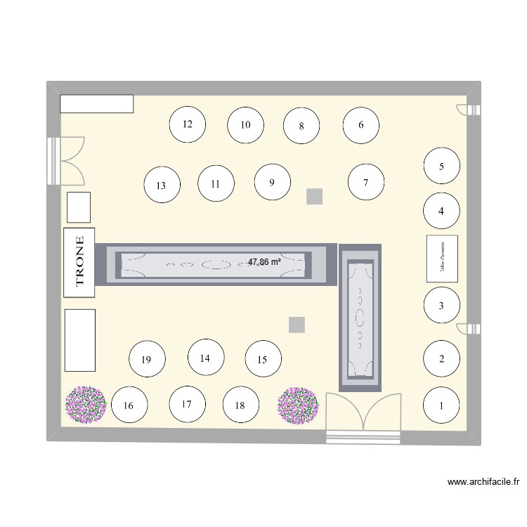 salon lyna. Plan de 0 pièce et 0 m2