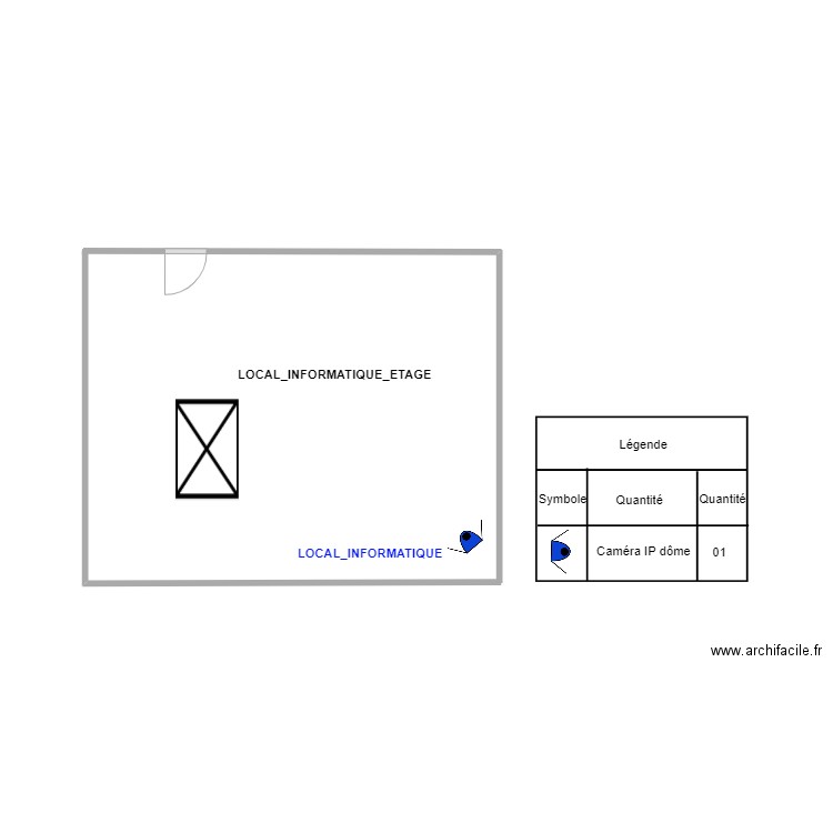 Plan loca info camp dla. Plan de 0 pièce et 0 m2