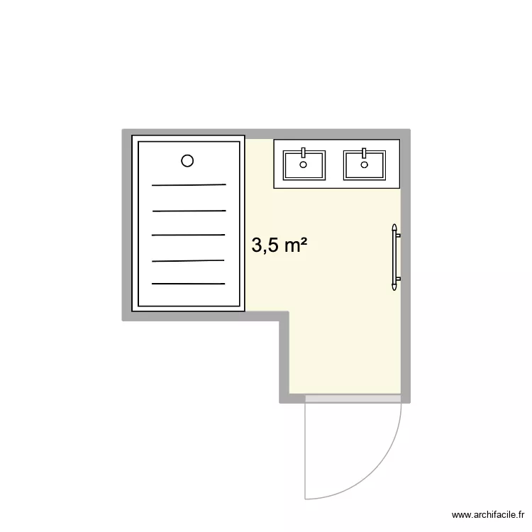 RATISKOL. Plan de 1  et 4 m²