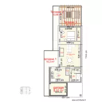 Plan avec abri de jardin&abri bois